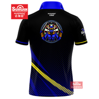 Nouvelle arrivée Design personnalisé Dart Jersey entièrement sublimé de bonne qualité Team Wear Training Polo Shirt pour hommes