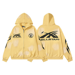 Nouvelle Collection Automne Transfrontalière : Sweat à Capuche Délavé et Vieilli Tendance Marque Européenne/Américaine pour Hommes, Femmes et Adolescents - Product Image 2