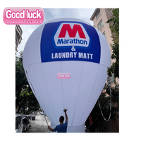 Ballons à air chaud gonflables pour la publicité extérieure, ballons à air chaud géants populaires pour les événements, ballons à air chaud gonflables à poser au sol à vendre