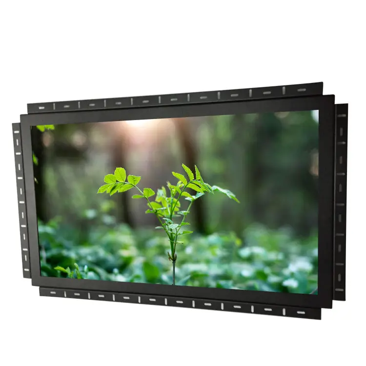 Goedkoopste 21.5Inch Brede 16:9 Metalen Behuizing 1920*1080 Tft Lcd Open Frame Monitor Met Vga Dvi Av Usb