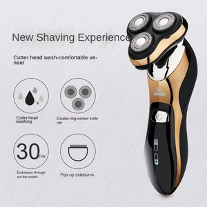 Afeitadora Eléctrica para Hombre con Recortador Extraíble, Máquina de Afeitar Inalámbrica Recargable - Product Image 3