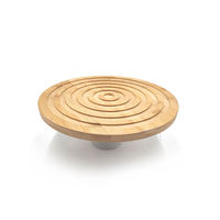 Table Alimentaire En Gros Restaurant Bandeja De Madera Grand Plateau De Service En Bois Rotatif, Plateau De Service En Bois