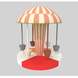 Juego Suave para Niños, Área de Juegos Suave, Caballito Eléctrico Giratorio con Música, Parque Infantil, Silla Giratoria - Product Image 4