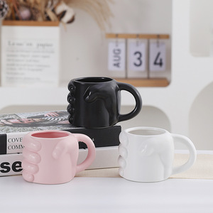 Mug créatif, nouveau design de parties du corps humain, bouteille d'eau pour la maison, tasse à lait, grande capacité, tasse à café, tasse en céramique, adorable - Product Image 3