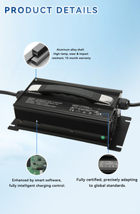 <span class=keywords><strong>Chargeur</strong></span> de batterie au lithium 12v 24v 36v 48v 40A160AH 200AH 240AH Compatible avec l'<span class=keywords><strong>aspirateur</strong></span> électrique avec port DC Protection OTP - Product Image 5