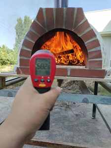 فرن بيتزا خارجي يعمل بالحطب للحدائق، فرن بيتزا خشبي محمول تجاري للخبز - Product Image 4