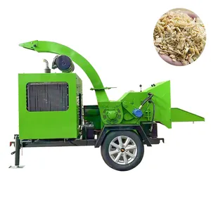 Wood chipper with grinder chipper wood machine hydraulic feed wood chipper