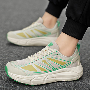 รองเท้าผ้าใบกีฬาบุรุษ/สตรี พื้นรองเท้า EVA น้ำหนักเบา ซับแรงกระแทก พื้นยางกันลื่น - Product Image 4