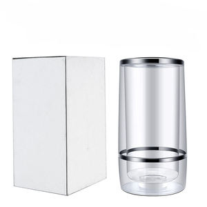 Seau à glace en plastique double paroi pour champagne et vin, modèle SYH463, personnalisable avec logo, vente en gros - Product Image 2