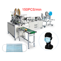 Machine de fabrication de masques faciaux entièrement électrique et automatique KYD avec soudage des attaches auriculaires internes