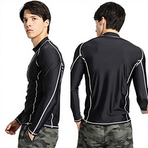Precio al por mayor Hombres Rash Guard Ropa de entrenamiento OEM Hombres Camisa personalizada Rash Guard Hombres más vendidos Rash Guard - Product Image 6