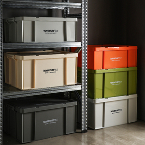 SHIMOYAMA Stackable Storage Box Small Big Plastic Bin With Lids Mobile Household Plastic Storage Container With Wheels