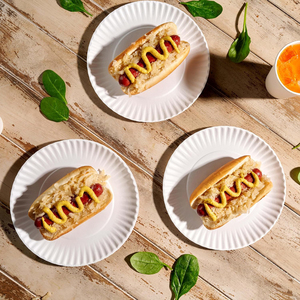 Compostable vuông giấy Tấm 10 inch dùng một lần lớn vuông tấm ăn tối phân hủy sinh học trắng tấm cho Đảng - Product Image 4