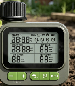 Sistema de Temporizador Digital para Mangueira de Jardim, Mangueira de Irrigação Externa, Irrigação de Quintal com Atraso por Chuva - Product Image 1