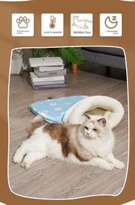 Cama e Saco de Dormir Portátil Semi-Fechado Holy Age para Gatos e Cães, Quente no Inverno e para Todas as Estações - Product Image 6