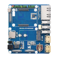 CM4-DUAL-ETH-WIFI6-BASE double carte de base ETH Raspberry Pi CM4 WIFI6, la carte IO du module de calcul Raspberry Pi 4