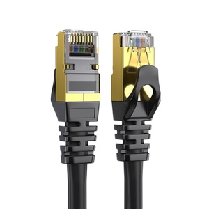 Cable de Red Ethernet a Granel, Cable de Red de 0.5m 1m 2m 3m 5m 10m 20m 30m RJ45 UTP FTP Cat7 con Blindaje Personalizado - Product Image 1