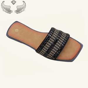 Fashionable <b>Summer</b> New Design Anti-slip Durable Comfortable Wholesale Breathable Women's Flat Sandals and <b>slippers</b> - Product Image 4
