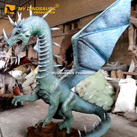 Décoration de parc MY DINO Dragons mythologiques animatroniques pour exposition