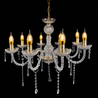 Lustre moderne en acrylique LED, luminaire de plafond de luxe pour mariage, hôtel, salon