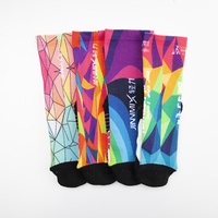 Chaussettes de sport tricotées à taille personnalisée antidérapantes à séchage rapide pour patineur de basket-ball pour femme homme