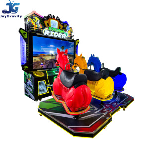 Máquina de Carreras de Caballos Operada con Monedas para 3 Jugadores, Simulador de Movimiento Dinámico para Parques de Diversiones - Product Image 4