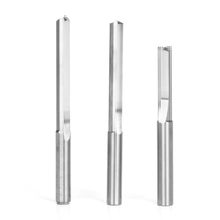 Viextro Fraise droite à deux dents en carbure de tungstène pour routeur CNC, pour le bois et le MDF/contreplaqué