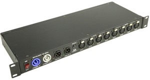 ตัวแยกสัญญาณ DMX 8 ทาง แบบ 1U รองรับ <span class=keywords><strong>RDM</strong></span> แรงดันไฟฟ้า AC90-240v พร้อมฟังก์ชั่นแยกสัญญาณด้วยออปติคอล  ตัวขยายสัญญาณ DMX เข้า-ออก - Product Image 3