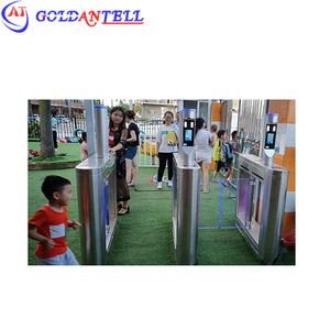 Torniquete automático para puerta de vidrio, barrera oscilante de alta seguridad, puerta de prisión, dos entradas - Product Image 4