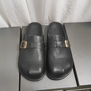 Sandalias de Plataforma con Hebilla de Cuero Negro Inspiradas en Diseñadores, Nuevas Sandalias Mule de Lujo 2026 - Product Image 3