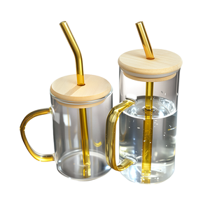 ถ้วยแก้วบอโรซิลิเกตทนความร้อนน้ำหนักเบาสำหรับเดินทางและตั้งแคมป์เพื่อเป็นของขวัญทางธุรกิจ - Product Image 6