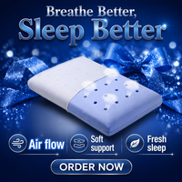 Boyun desteği için yıkanabilir yastık kılıfı havalandırmalı Almohada ile Modern katı desen bellek köpük jel yatak yastık