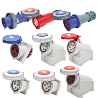 Prise de courant industrielle SFE CEE/IEC60309 étanche IP67 16A 32A 63A 125A monophasée triphasée 220 380 240 415V
