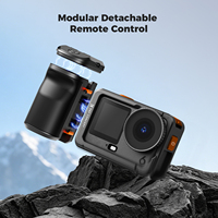 Poignée de prise de vue de rue sans fil magnétique Bluetooth K&F Concept pour DJI Action 4/5 Pro/6 Insta360 GoPro
