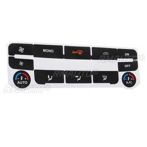 Pegatina Decorativa Plateada/Negra para Reparar Botones de Control de Climatización de Automóviles Ford S-Max/Mondeo, para Corregir Botones Desgastados - Product Image 2
