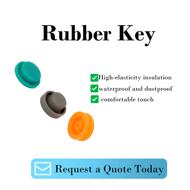 OEM ODM Silicone Keypad Square Silicone Key Elastic Pressure Resistant for Game Controller Part
