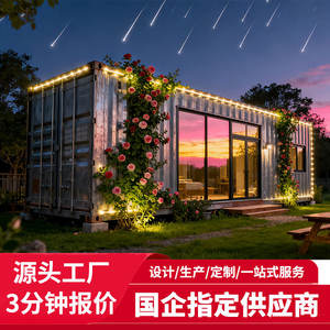 Contenedor Móvil, Habitación, Villa Rural, Edificio Temporal para Exteriores, Habitación en Caja, Combinación Simple, Embalaje de Combinación Rápida, Cartón - Product Image 1