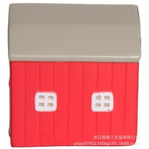 Pu <b>Foam</b> House Shape <b>Craft</b> Decor 30x30x30cm Home Decoration Gift Item - Product Image 4