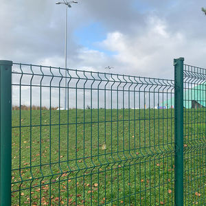 Panneau de clôture de sécurité en acier revêtu de chlorure de polyvinyle 3D, maille de 6 mm, durable, écologique, noir, galvanisé, carré - Product Image 6