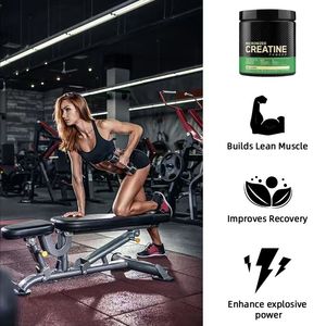 Bubuk <span class=keywords><strong>Creatine</strong></span> Monohydrate Greenpie Mendukung Pembentukan Otot, Kekuatan & Performa <span class=keywords><strong>Creatine</strong></span> Monohydrate Murni - Product Image 3