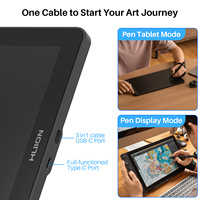 Tablet gambar grafis Kamvas 13 Gen 3 13.3 inci, Tablet dengan layar laminasi penuh 16384 level untuk animasi desain seni Digital