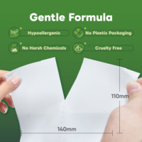 Bandes de lessive écologiques parfum Lin Frais, 60 lavages, pour bébé