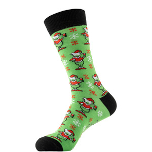 Calcetines Divertidos de Algodón con Dibujos Animados de Monstruos Verdes, Calcetines Unisex para <span class=keywords><strong>Hombre</strong></span> y Mujer, Calcetines de Moda para Estudiantes, Calcetines Navideños - Product Image 6