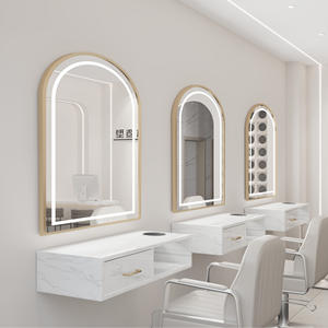 Miroir LED mural moderne en gros pour salon de beauté, salon de coiffure, entrepôt - <span class=keywords><strong>Mobilier</strong></span> de salon commercial multiple - Product Image 4