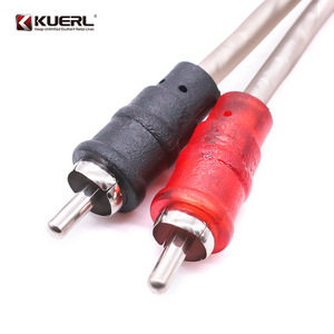 Câble audio RCA KUERL mâle-femelle pour système audio de voiture, câble répartiteur de signal stéréo avec gaine en PVC - Product Image 2
