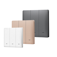 Interrupteur mural intelligent Zigbee avec écran tactile pour la domotique, compatible avec Google Home, Alexa, application Smart Life, contrôle par minuterie, ignifuge