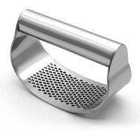 Prensa de Ajo Manual Premium de Acero Inoxidable de Alta Resistencia con Mango Ergonómico, Utensilio de Cocina Ecológico