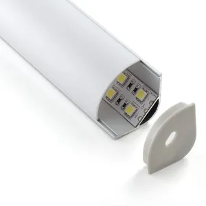 LED in alluminio profilo per angolo