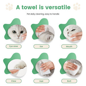 <span class=keywords><strong>OEM</strong></span> Private Label Natural <span class=keywords><strong>Pet</strong></span> Toalhetes para Cães e Gatos Biodegradável Eco Amigável Não-tecido Limpeza Toalhetes Húmidos Wash Free <span class=keywords><strong>Pet</strong></span> Wipe - Product Image 3