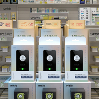 Kotak Produk Elektronik dari Karton Berlapis Foil Emas untuk Kabel Data Ponsel dan Tempat Kartu dengan Lapisan UV dan Laminasi Matt
